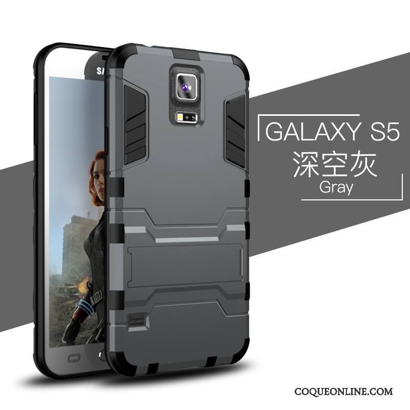 Samsung Galaxy S5 Protection Étui Noir Tendance Créatif Coque De Téléphone Fluide Doux