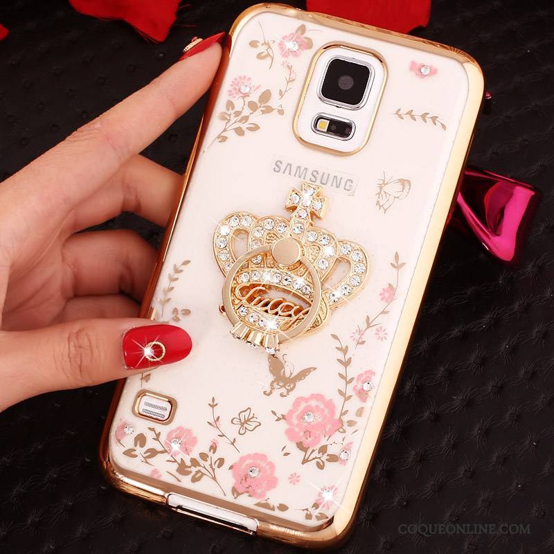 Samsung Galaxy S5 Étoile Tendance Rouge Coque De Téléphone Dessin Animé Étui Fluide Doux