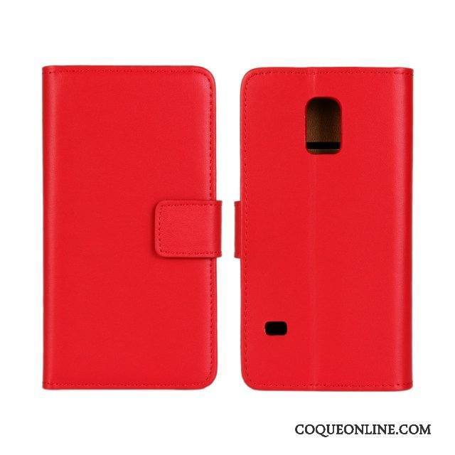 Samsung Galaxy S5 Étui Orange Coque Étoile Étui En Cuir De Téléphone Protection