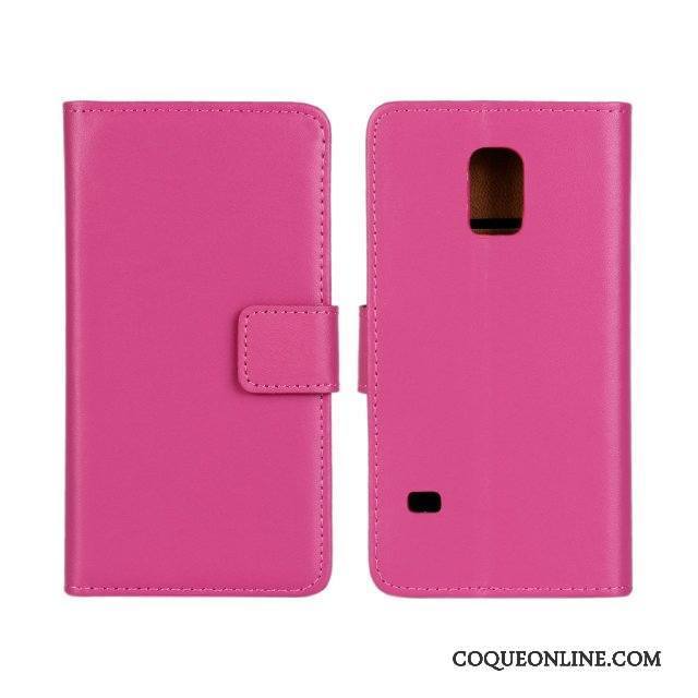 Samsung Galaxy S5 Étui Orange Coque Étoile Étui En Cuir De Téléphone Protection