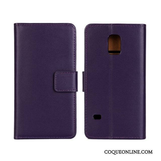 Samsung Galaxy S5 Étui Orange Coque Étoile Étui En Cuir De Téléphone Protection