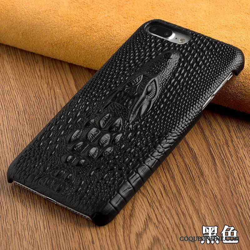 Samsung Galaxy S6 Coque Luxe Couvercle Arrière Crocodile Marron Difficile Protection Étoile