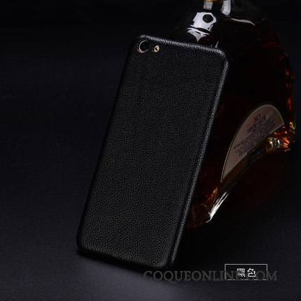 Samsung Galaxy S6 Edge + Coque Litchi Luxe Personnalisé Business Marron Modèle Fleurie Protection