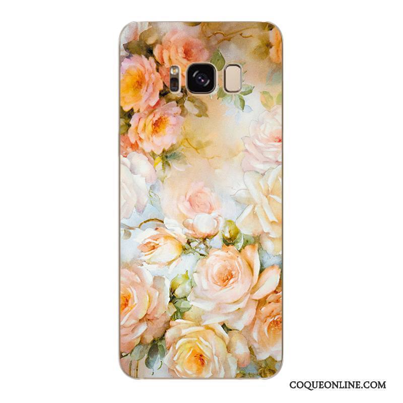 Samsung Galaxy S6 Edge + Coque Étui Rose Étoile Fluide Doux Fleur Protection Marque De Tendance