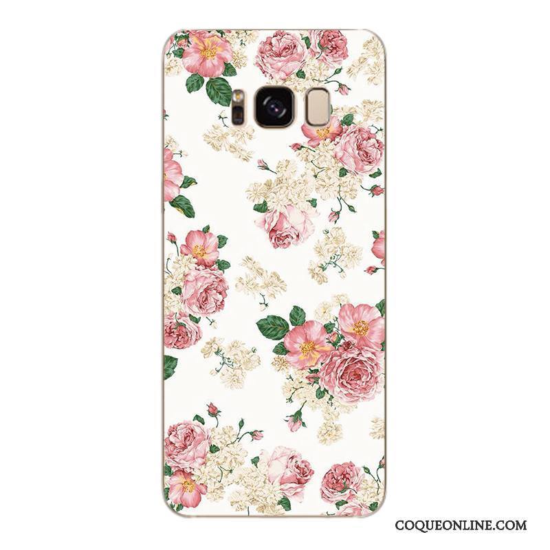 Samsung Galaxy S6 Edge + Coque Étui Rose Étoile Fluide Doux Fleur Protection Marque De Tendance