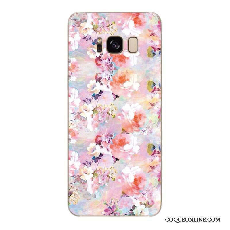 Samsung Galaxy S6 Edge + Coque Étui Rose Étoile Fluide Doux Fleur Protection Marque De Tendance