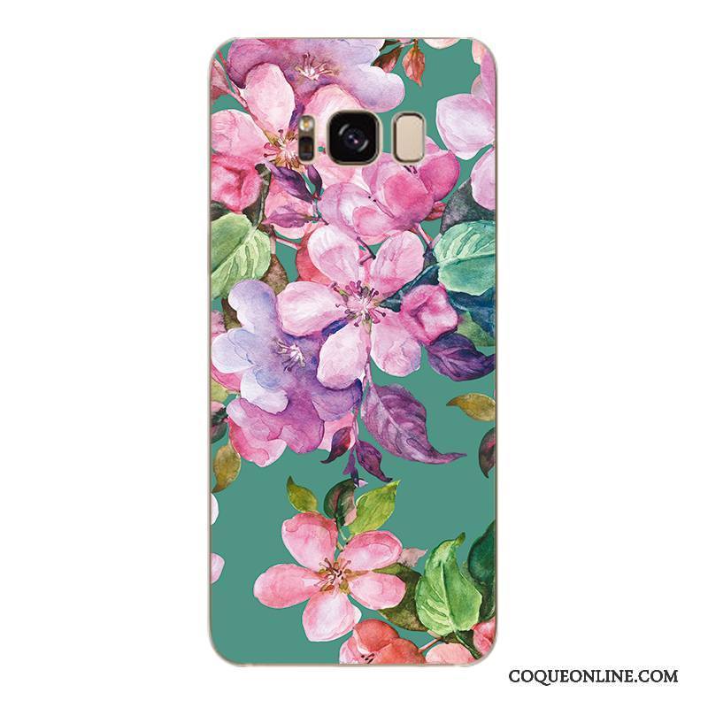 Samsung Galaxy S6 Edge + Coque Étui Rose Étoile Fluide Doux Fleur Protection Marque De Tendance