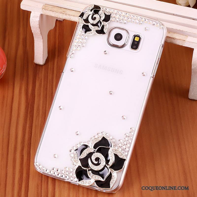 Samsung Galaxy S6 Edge + Protection Coque De Téléphone Étoile Cristal Étui Or