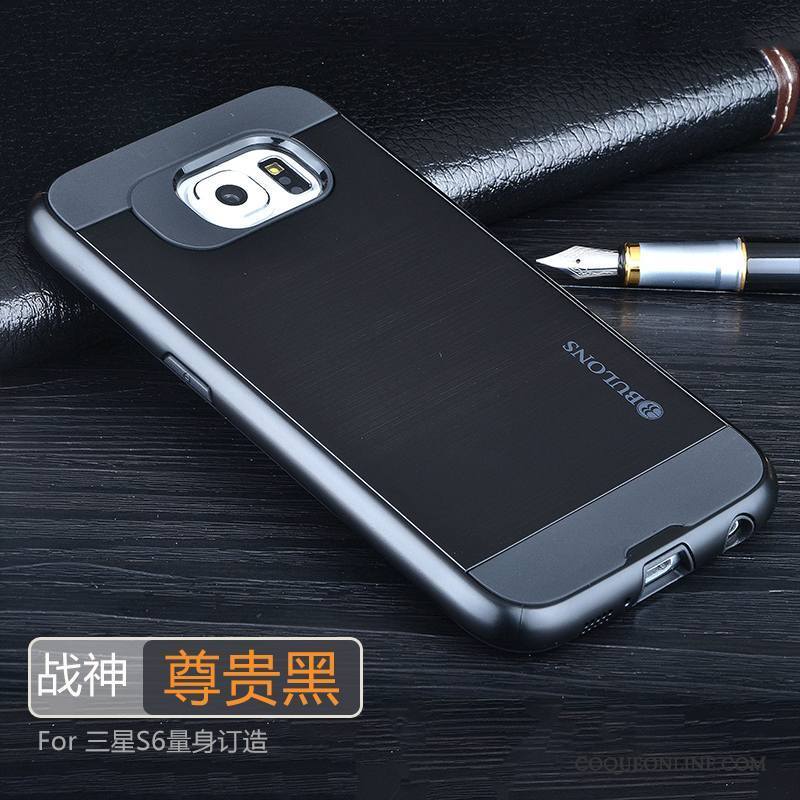 Samsung Galaxy S6 Edge + Protection Silicone Vert Foncé Incassable Étoile Téléphone Portable Coque De Téléphone