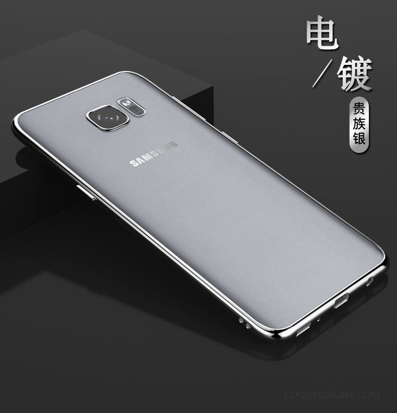 Samsung Galaxy S6 Edge Protection Étui Silicone Très Mince Fluide Doux Coque De Téléphone Transparent