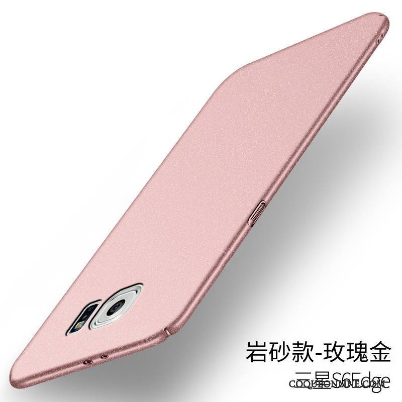 Samsung Galaxy S6 Edge Très Mince Incassable Tendance Rouge Coque De Téléphone Difficile