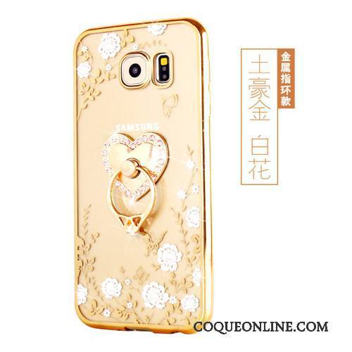 Samsung Galaxy S6 Edge + Téléphone Portable Fluide Doux Transparent Étoile Étui Coque Protection