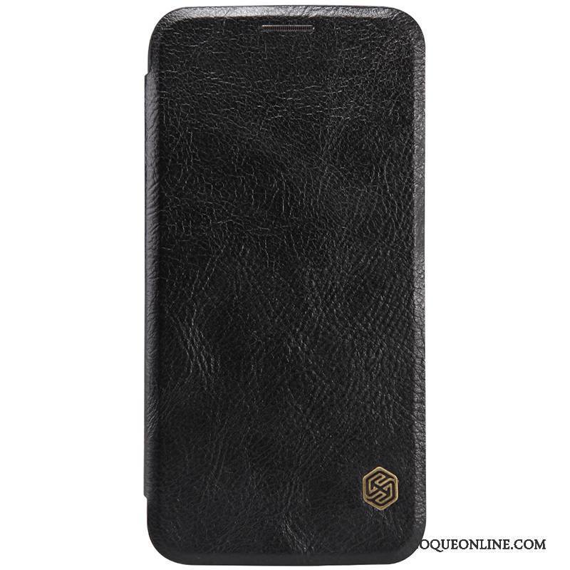 Samsung Galaxy S6 Edge Étui Protection Étui En Cuir Coque De Téléphone Étoile Rouge Housse