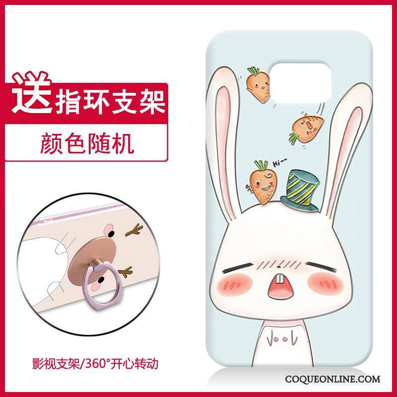 Samsung Galaxy S6 Edge + Étui Étoile Bleu Coque De Téléphone Dessin Animé Incassable Protection