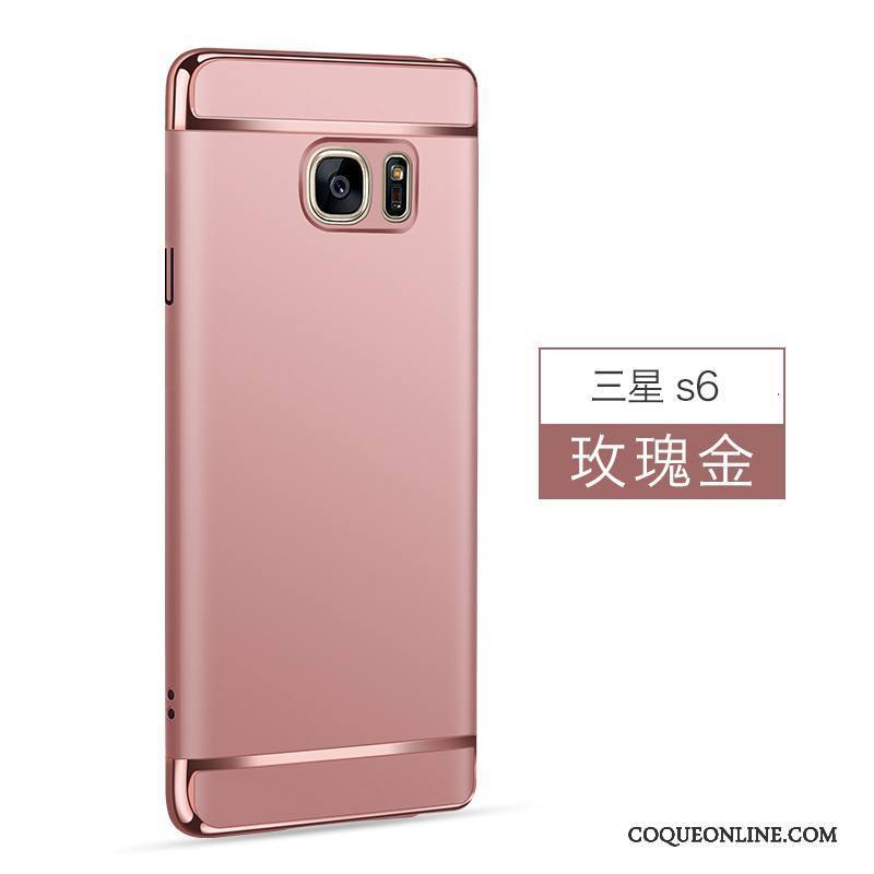 Samsung Galaxy S6 Incassable Coque De Téléphone Personnalité Difficile Étoile Délavé En Daim Étui