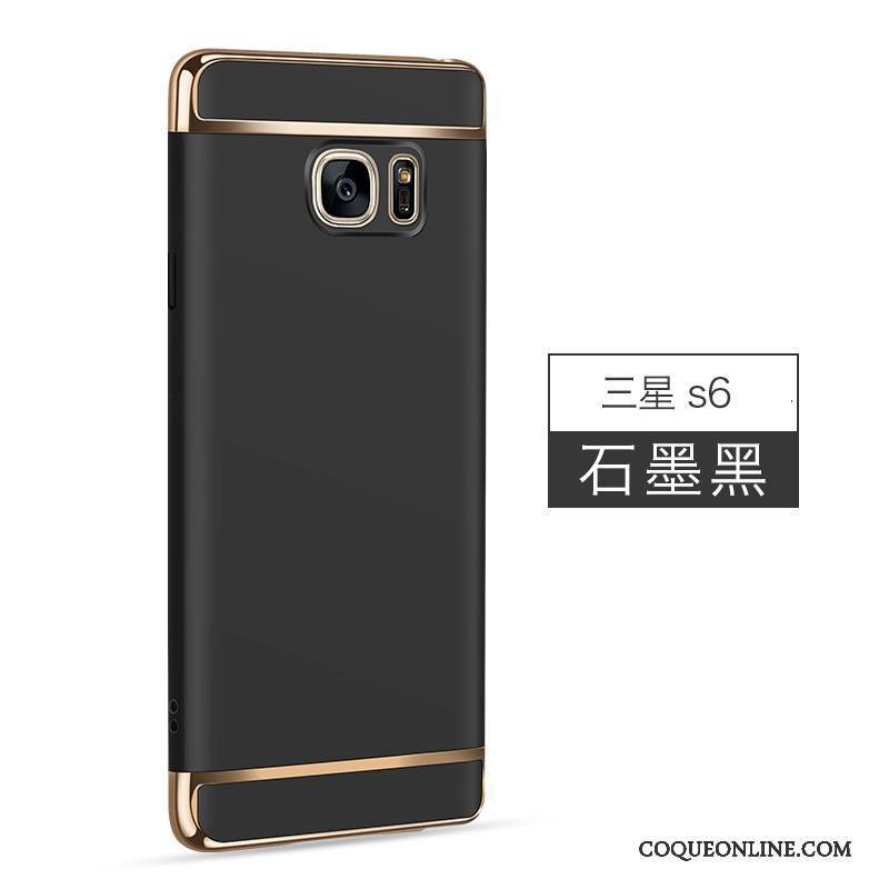 Samsung Galaxy S6 Incassable Coque De Téléphone Personnalité Difficile Étoile Délavé En Daim Étui