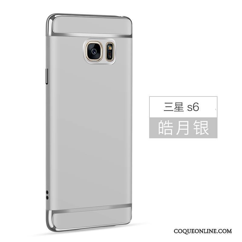 Samsung Galaxy S6 Incassable Coque De Téléphone Personnalité Difficile Étoile Délavé En Daim Étui