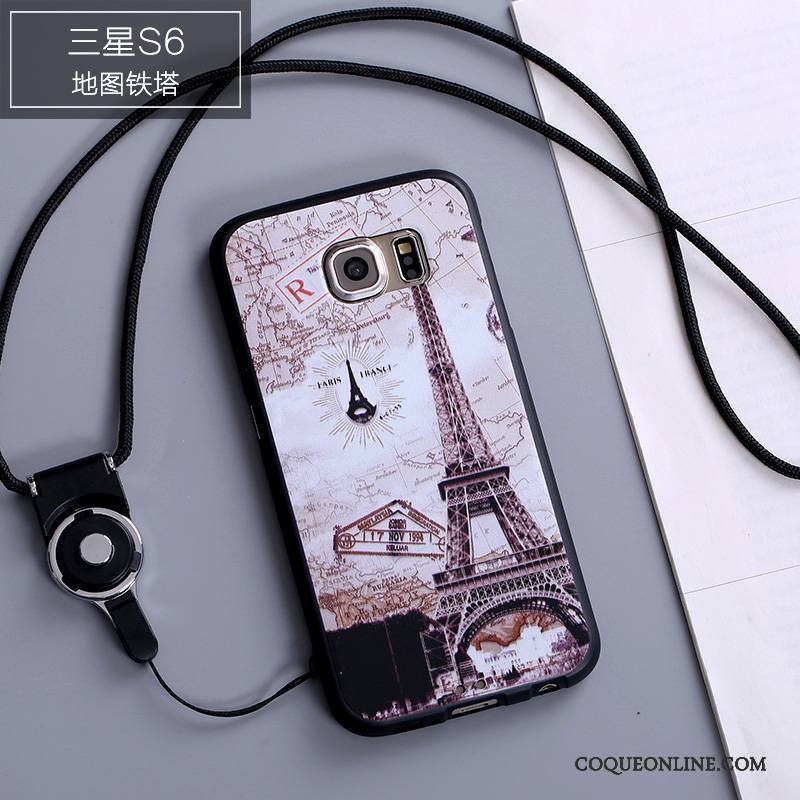 Samsung Galaxy S6 Personnalité Étui Coque De Téléphone Dessin Animé Silicone Incassable Étoile