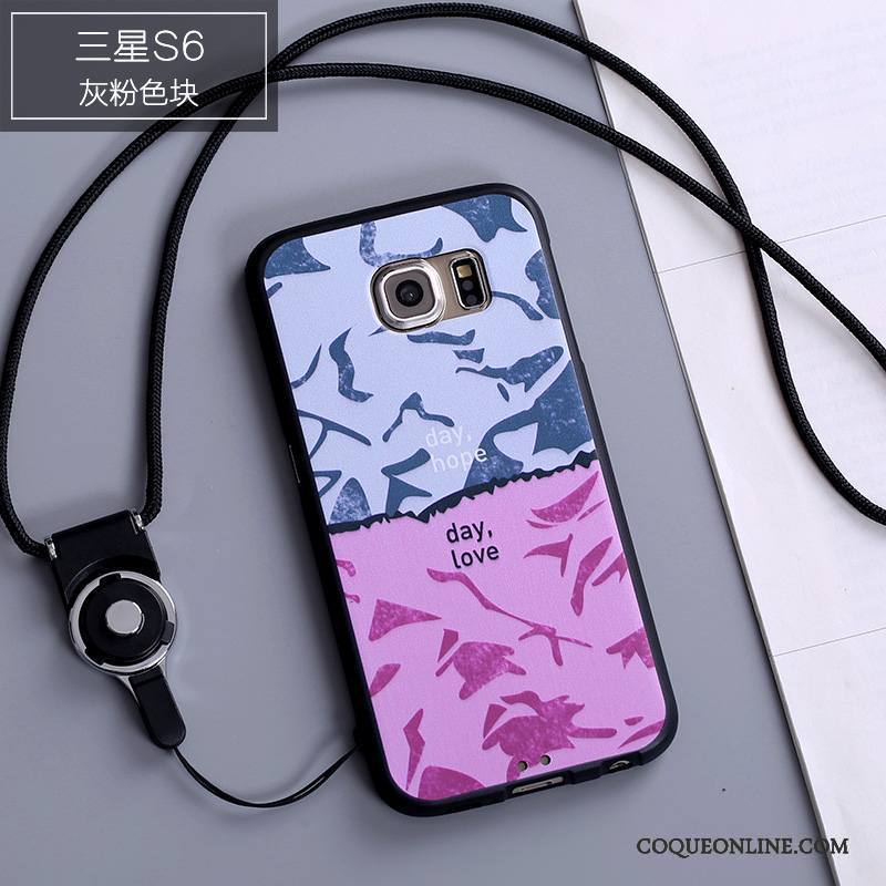 Samsung Galaxy S6 Personnalité Étui Coque De Téléphone Dessin Animé Silicone Incassable Étoile