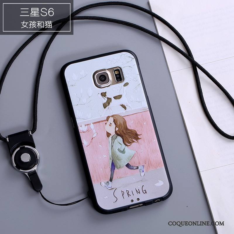 Samsung Galaxy S6 Personnalité Étui Coque De Téléphone Dessin Animé Silicone Incassable Étoile