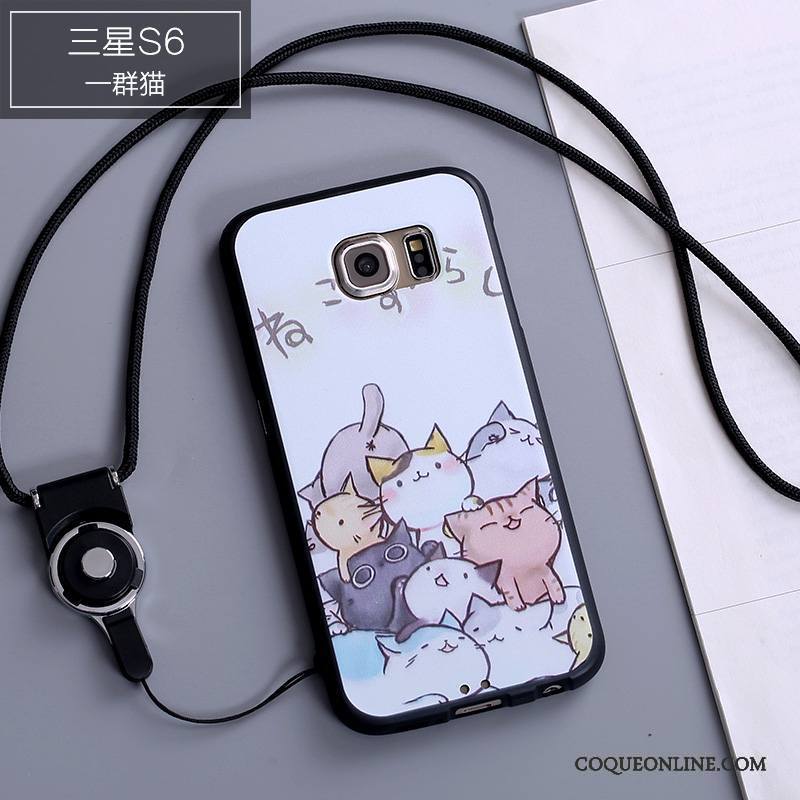 Samsung Galaxy S6 Personnalité Étui Coque De Téléphone Dessin Animé Silicone Incassable Étoile