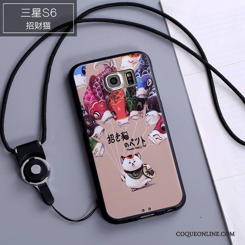 Samsung Galaxy S6 Personnalité Étui Coque De Téléphone Dessin Animé Silicone Incassable Étoile