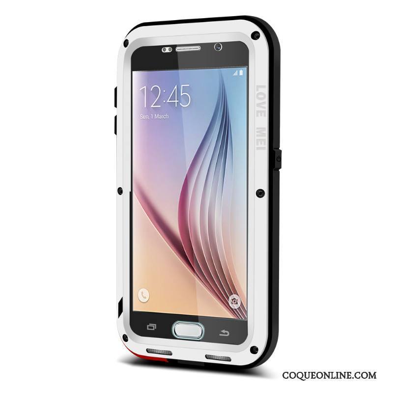 Samsung Galaxy S6 Protection Silicone Incassable Rouge Coque De Téléphone Étoile Tout Compris