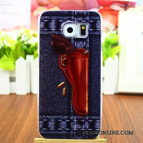 Samsung Galaxy S6 Protection Téléphone Portable Étui Étoile Coque De Téléphone Rose