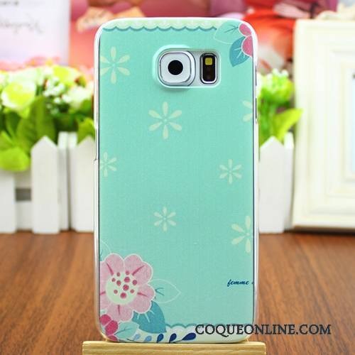 Samsung Galaxy S6 Protection Téléphone Portable Étui Étoile Coque De Téléphone Rose