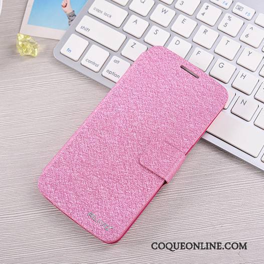 Samsung Galaxy S6 Rose Coque De Téléphone Étui En Cuir Silicone Clamshell Étoile Protection