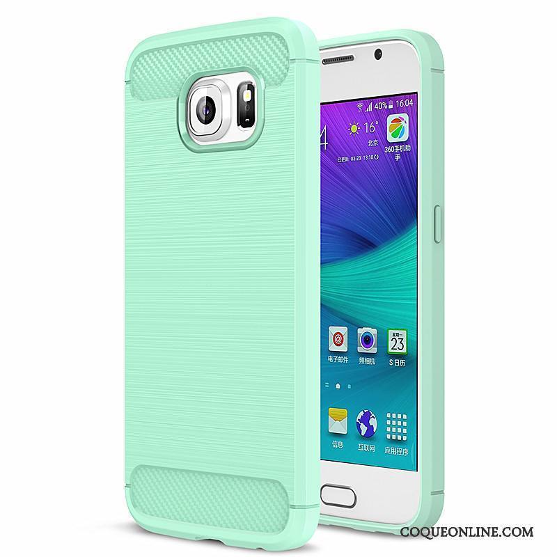 Samsung Galaxy S6 Téléphone Portable Protection Bleu Tout Compris Coque Étoile Fluide Doux