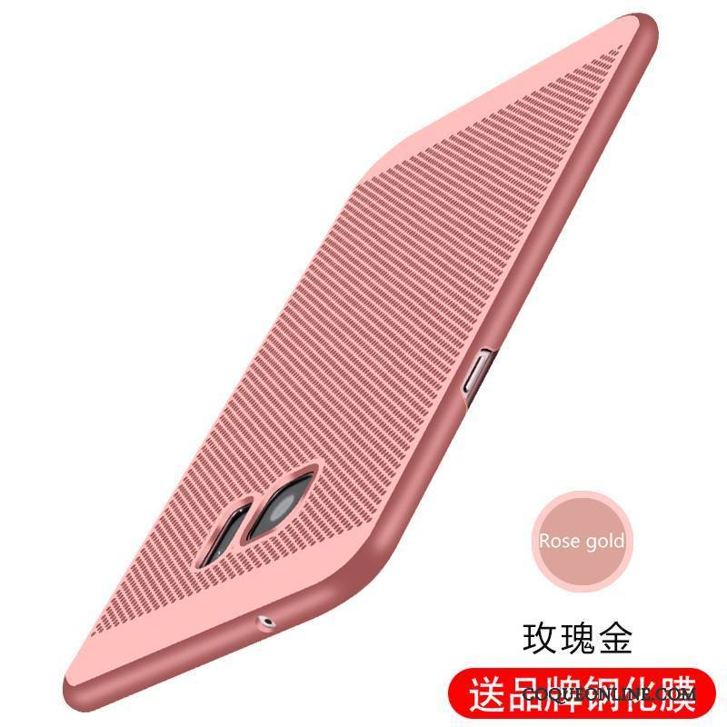 Samsung Galaxy S7 Coque De Téléphone Rose Protection Incassable Étui Étoile