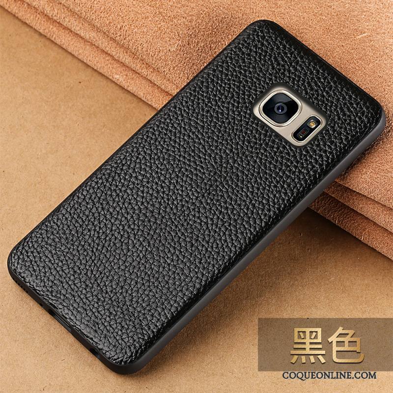 Samsung Galaxy S7 Coque De Téléphone Étui En Cuir Étoile Tout Compris Bleu Incassable Personnalité