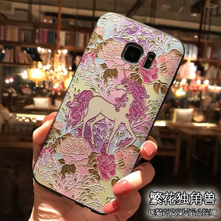 Samsung Galaxy S7 Coque Étoile Ornements Suspendus Dessin Animé Tout Compris Silicone Tendance Étui