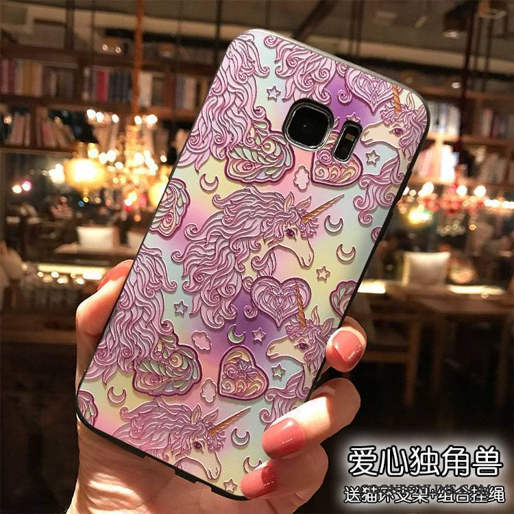 Samsung Galaxy S7 Coque Étoile Ornements Suspendus Dessin Animé Tout Compris Silicone Tendance Étui