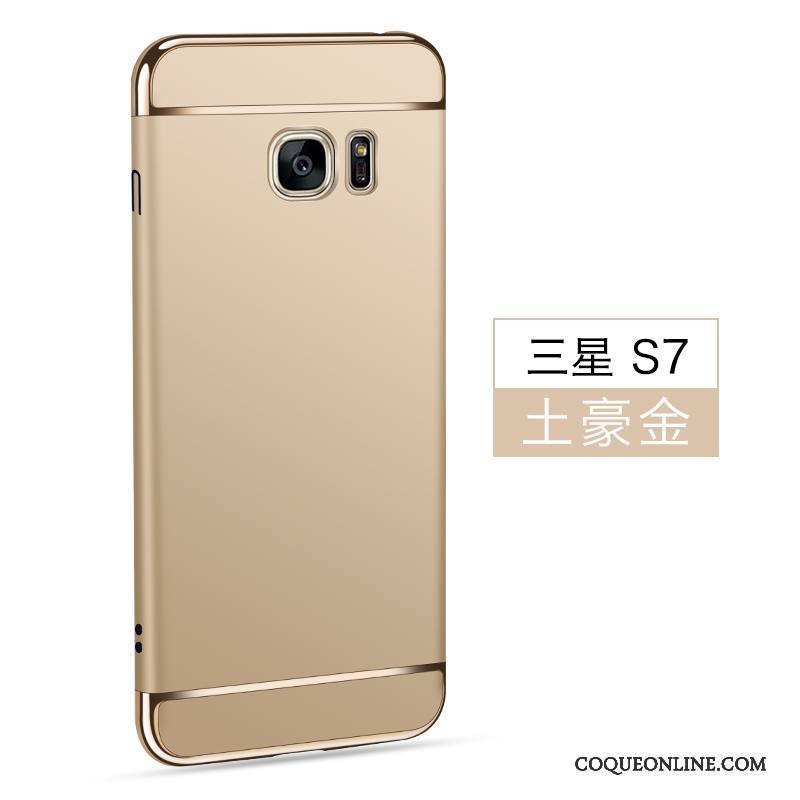 Samsung Galaxy S7 Délavé En Daim Coque Incassable Difficile Rouge De Téléphone Étoile