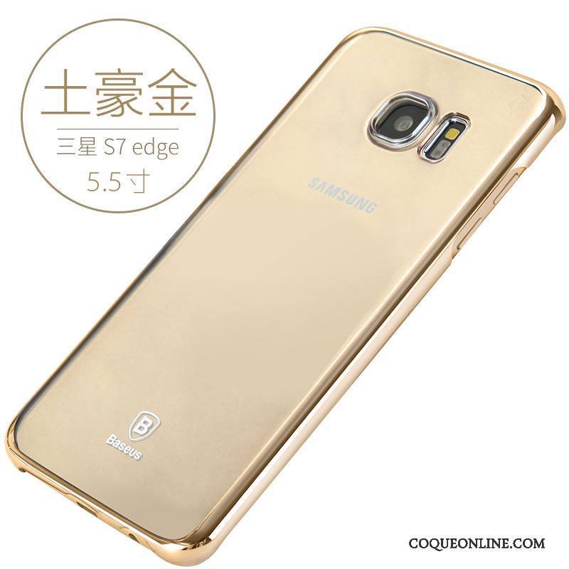 Samsung Galaxy S7 Edge Accessoires Étui Étoile Protection Coque De Téléphone Argent Incassable