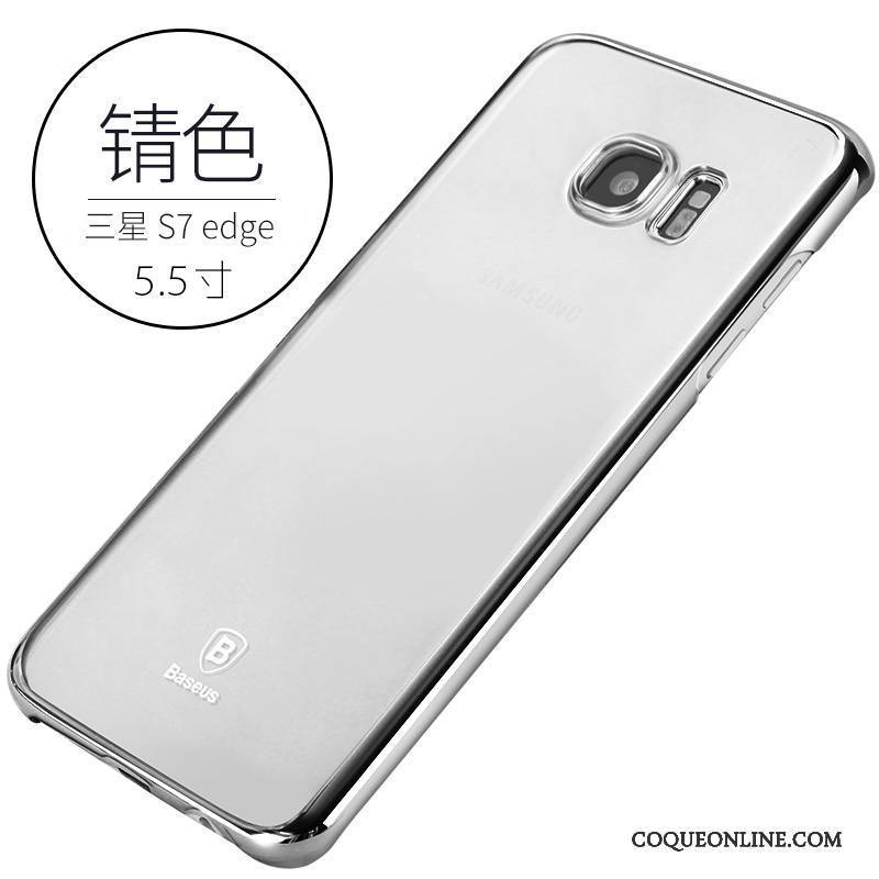 Samsung Galaxy S7 Edge Accessoires Étui Étoile Protection Coque De Téléphone Argent Incassable