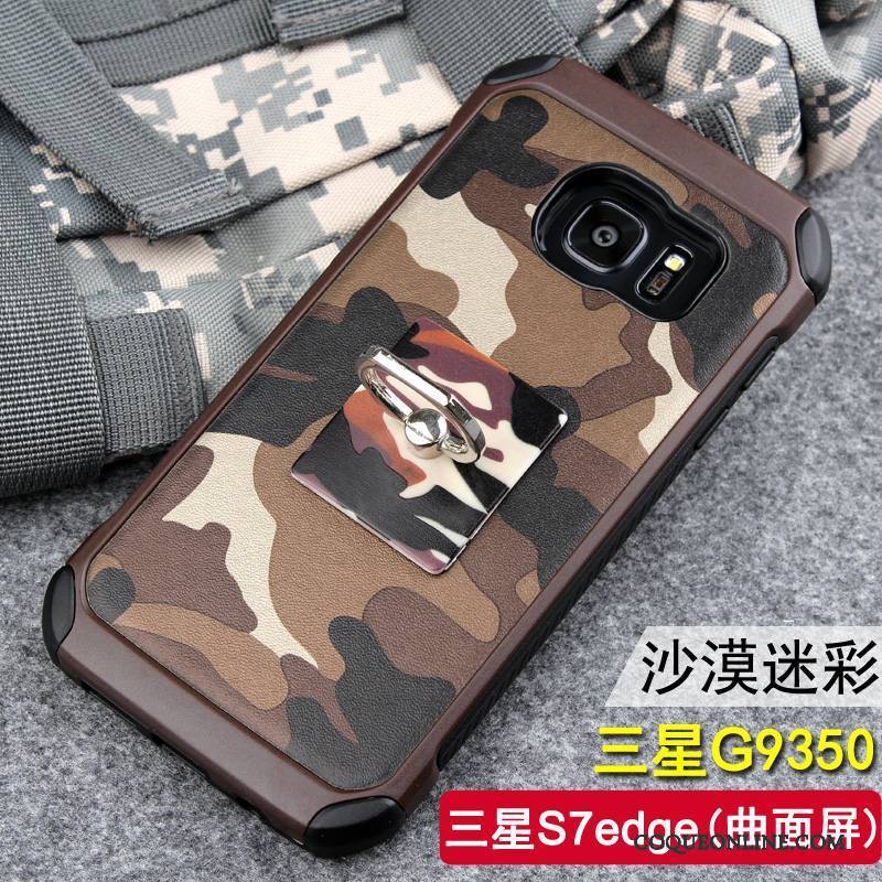 Samsung Galaxy S7 Edge Camouflage Protection Incassable Étui Personnalité Coque De Téléphone Tendance