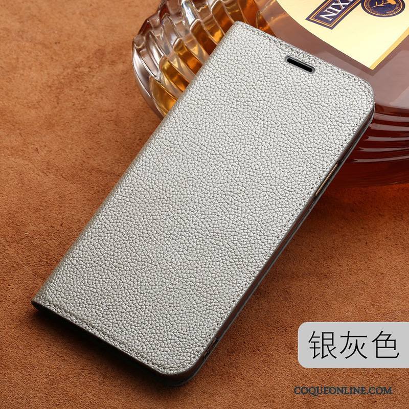 Samsung Galaxy S7 Edge Coque Business Cuir Véritable Étui Incassable Or Étoile Protection