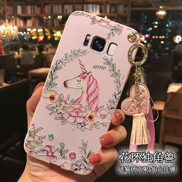 Samsung Galaxy S7 Edge Coque De Téléphone Tout Compris Tendance Étoile Personnalité Charmant Rose