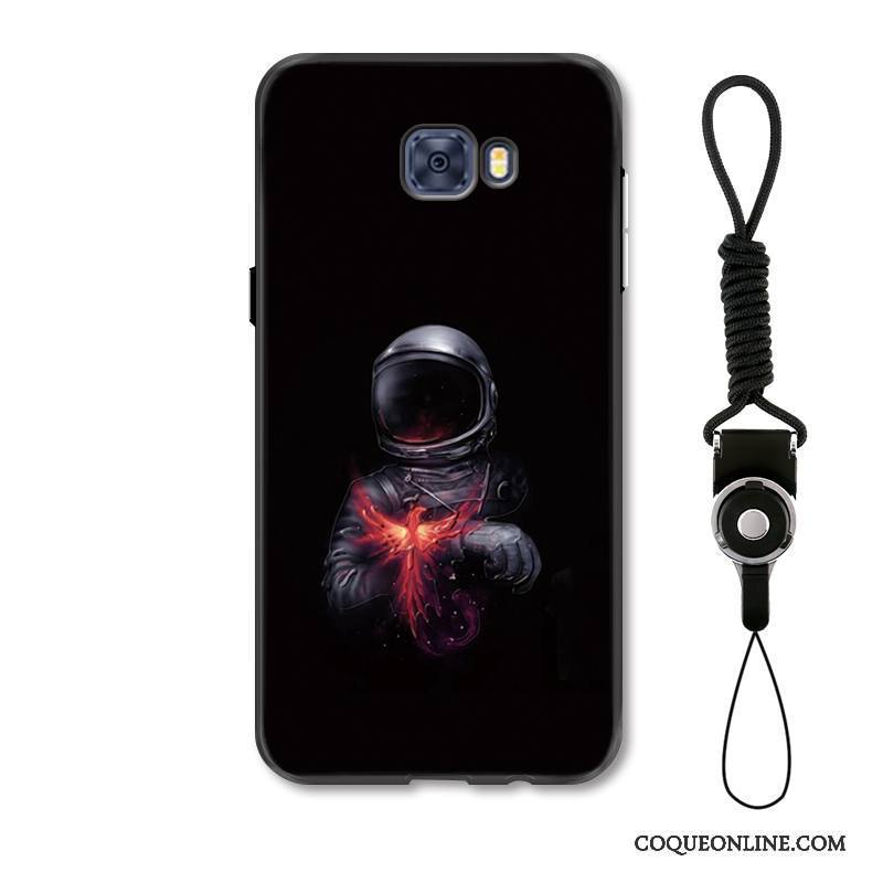 Samsung Galaxy S7 Edge Coque De Téléphone Étui Ciel Étoilé Mois Noir Protection Personnalité