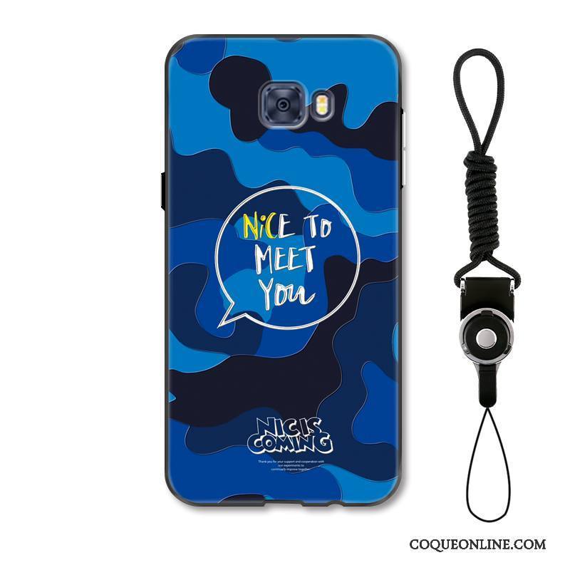 Samsung Galaxy S7 Edge Coque De Téléphone Étui Étoile Bleu Incassable Camouflage Tendance