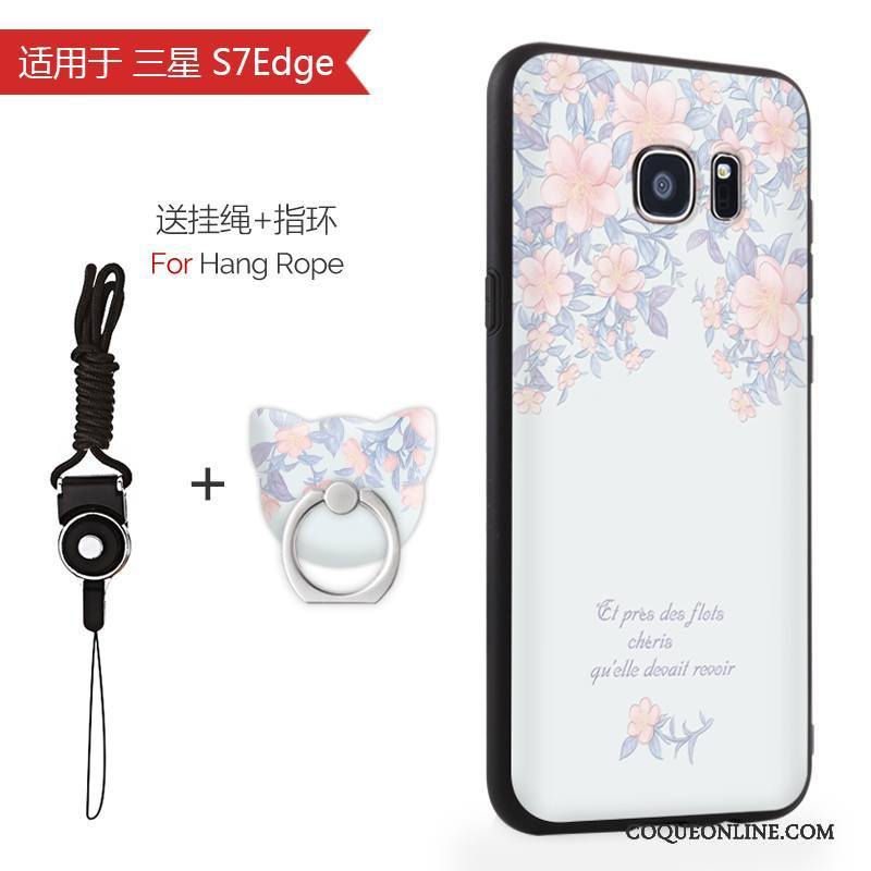 Samsung Galaxy S7 Edge Coque De Téléphone Étui Étoile Tout Compris Incassable Rose