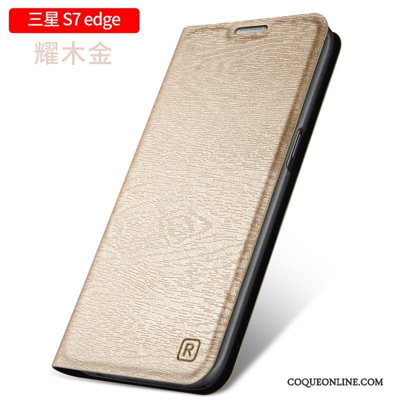 Samsung Galaxy S7 Edge Coque De Téléphone Étui Étui En Cuir Incassable Étoile Protection Tout Compris