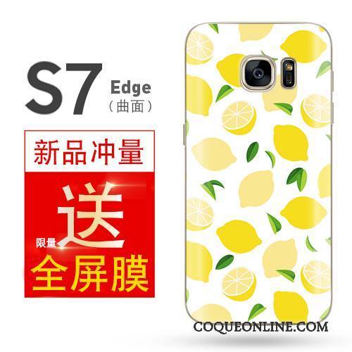 Samsung Galaxy S7 Edge Coque Protection Étui Gaufrage Multicolore Étoile Personnalité Créatif