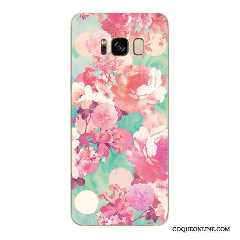 Samsung Galaxy S7 Edge Coque Étoile Fleur Marque De Tendance Protection Fluide Doux Étui Multicolore