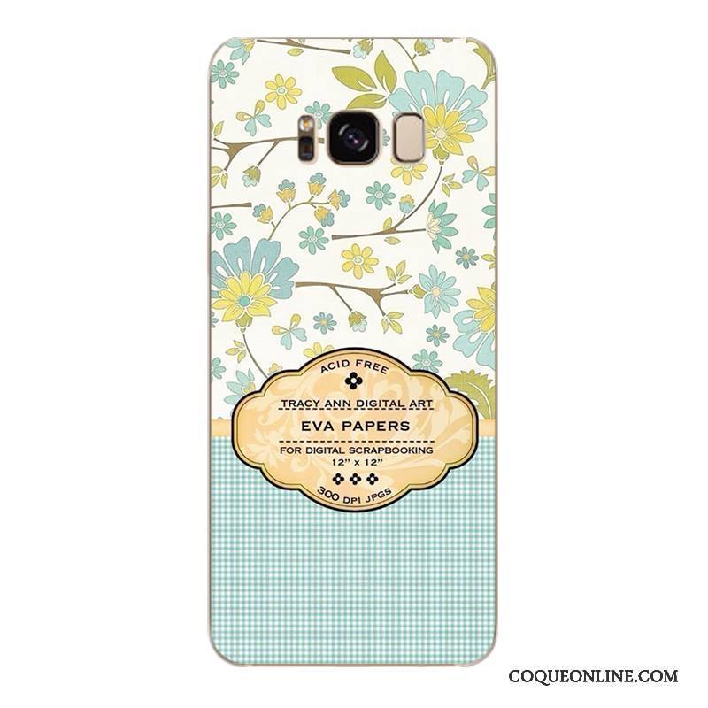 Samsung Galaxy S7 Edge Coque Étoile Fleur Marque De Tendance Protection Fluide Doux Étui Multicolore