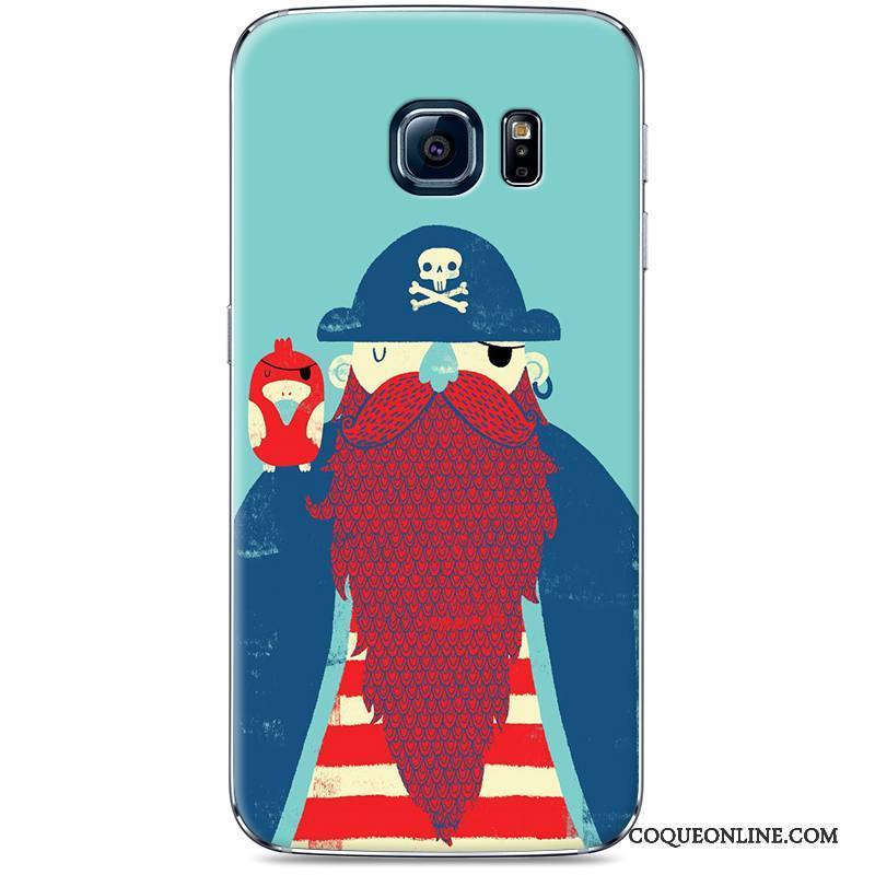 Samsung Galaxy S7 Edge Difficile Étui Protection Art Étoile Bleu Clair Coque