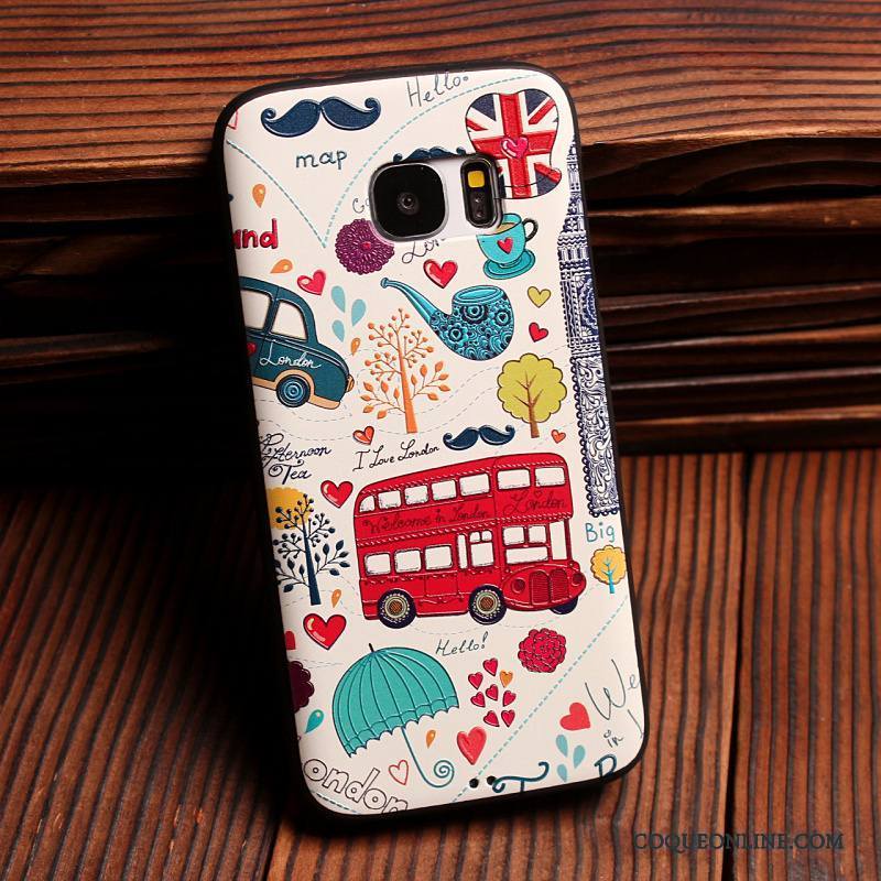 Samsung Galaxy S7 Edge Fluide Doux Coque Tendance Dessin Animé Étoile Protection De Téléphone